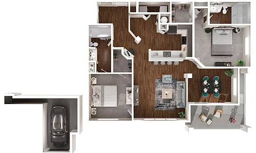 Floor plan Ashton with garage