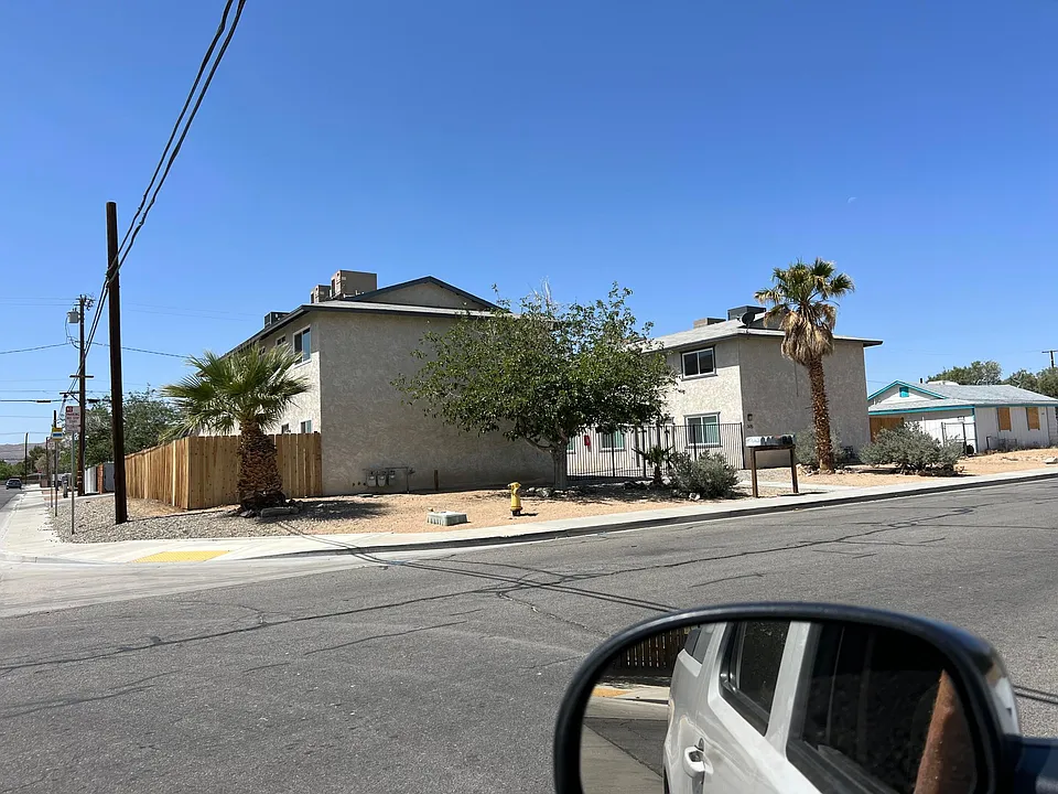 Fenced area between the apartments for tenants only