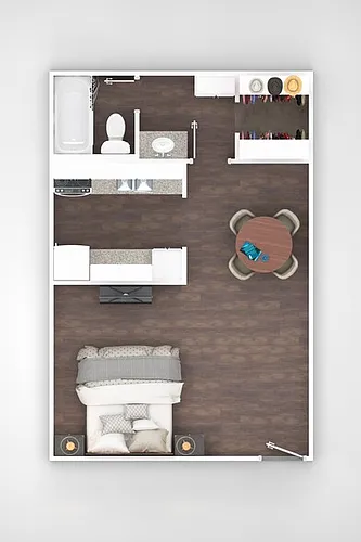 Floor plan Studio