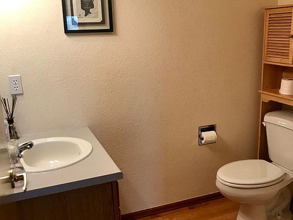Half bathroom on first floor