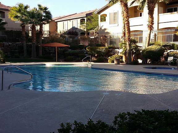 One of two pools in the complex