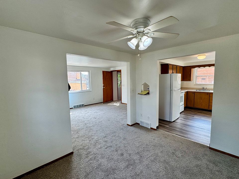 Taken from dining are, view of living room and kitchen