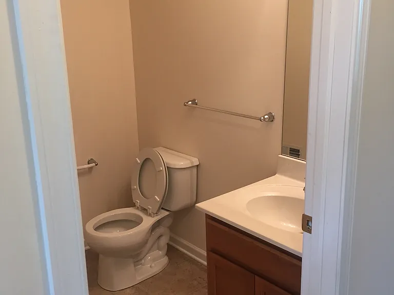Hallway bathroom