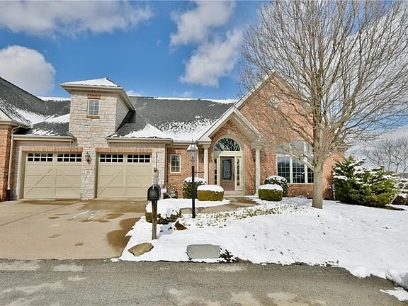 Custom John Hobart Miller design with brick and stone, lovely entrance