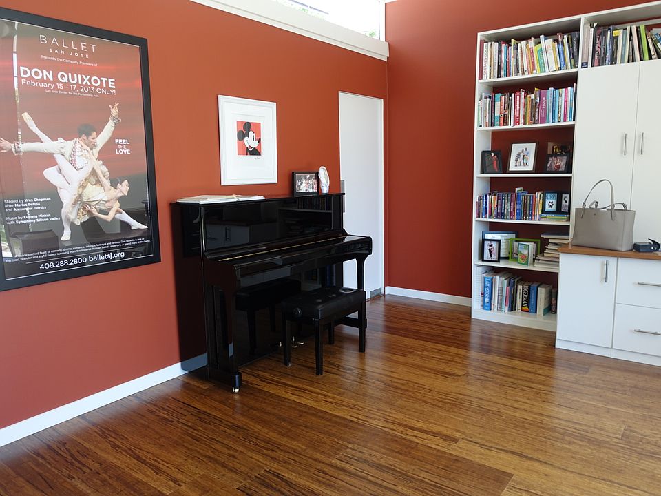 Bamboo flooring throughout