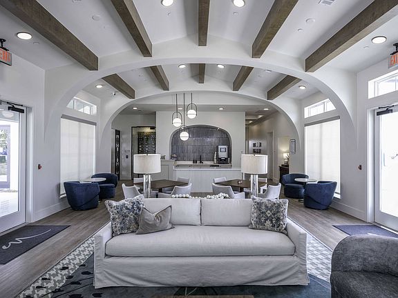 Expansive clubhouse equipped with entertaining space, and coworking space