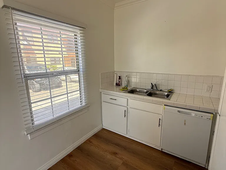 Kitchen entrance from the living room