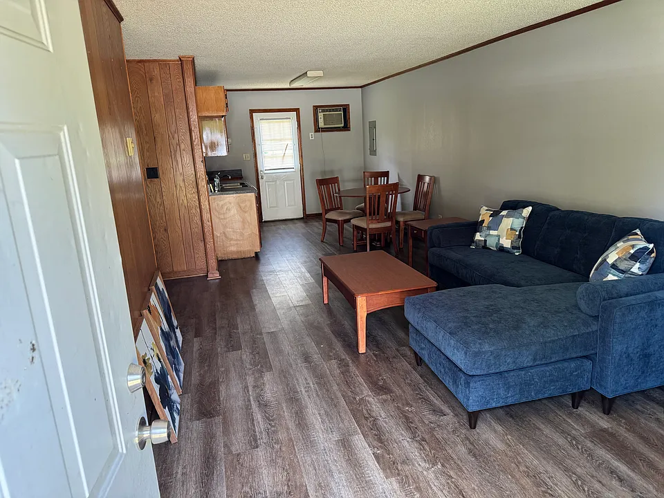 Furniture is not included, but is available for sale.