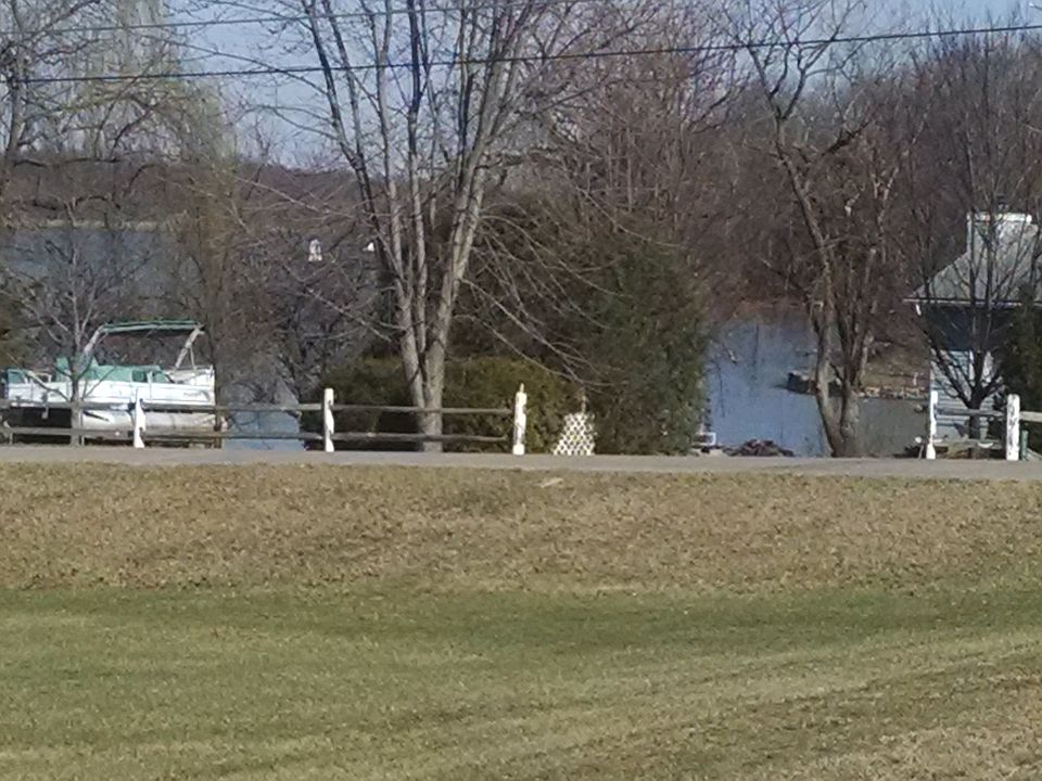 View from looking over lot