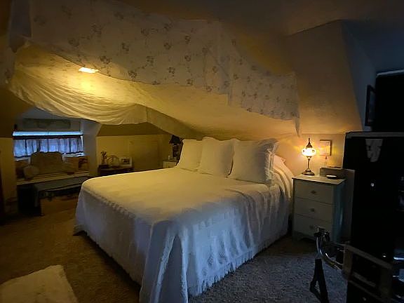 Attic converted bedroom