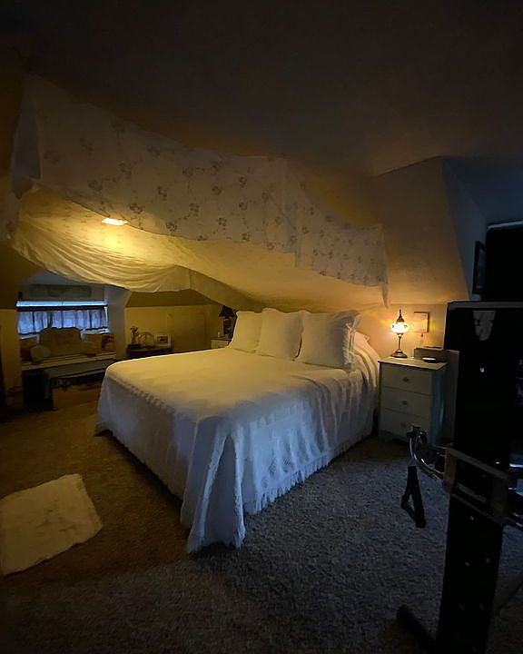 Attic converted bedroom