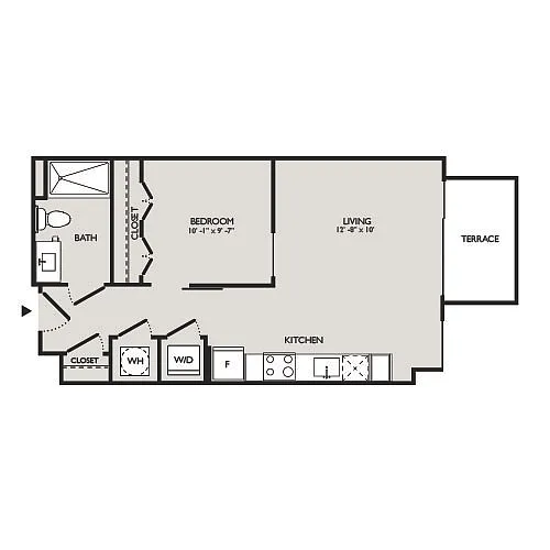 Floor plan Cherry Penthouse