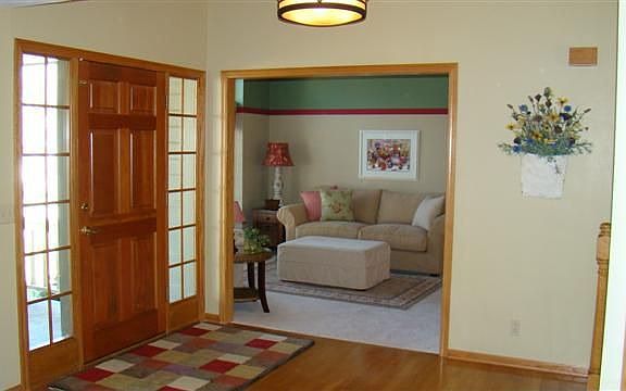 Foyer and Living Room