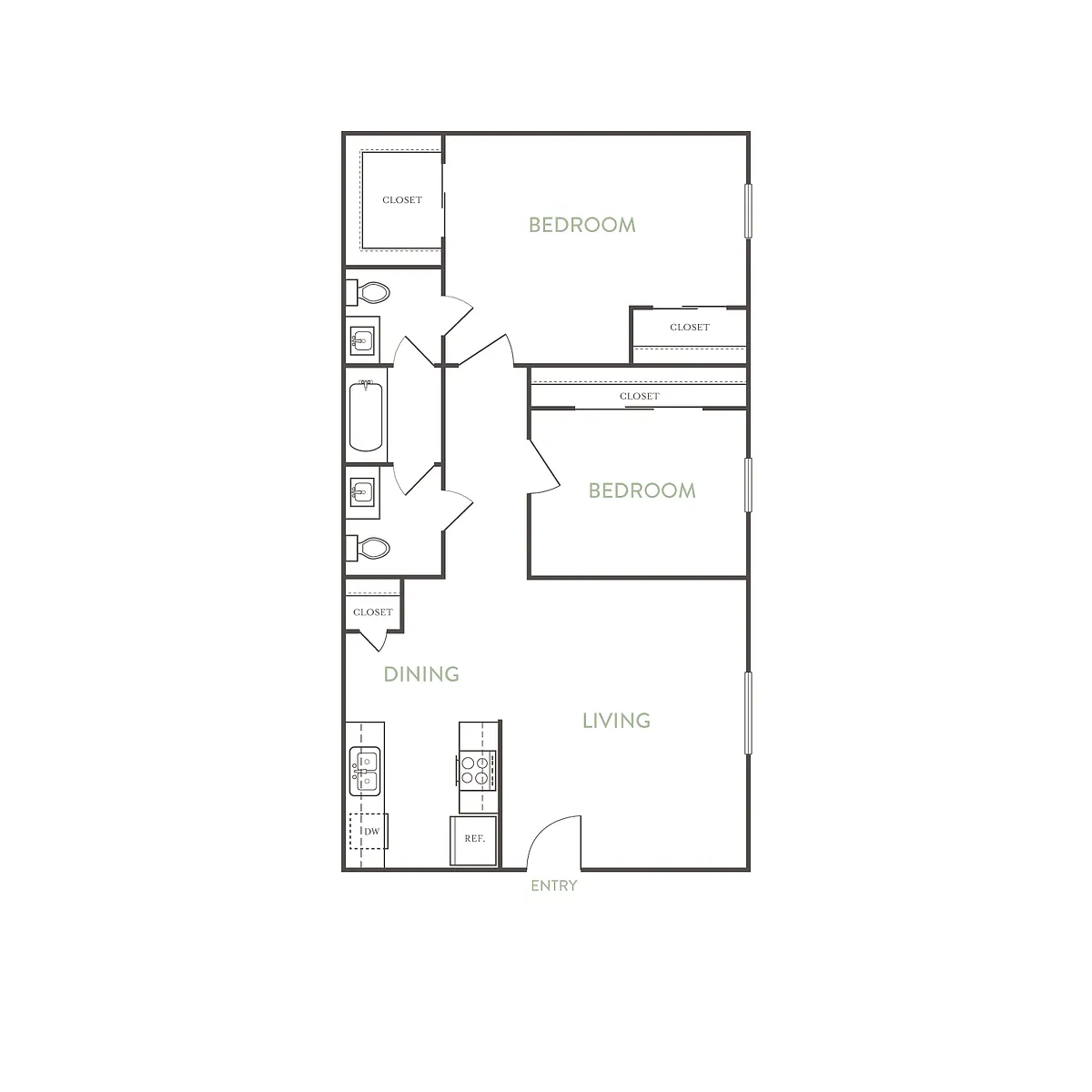 Floor plan B1