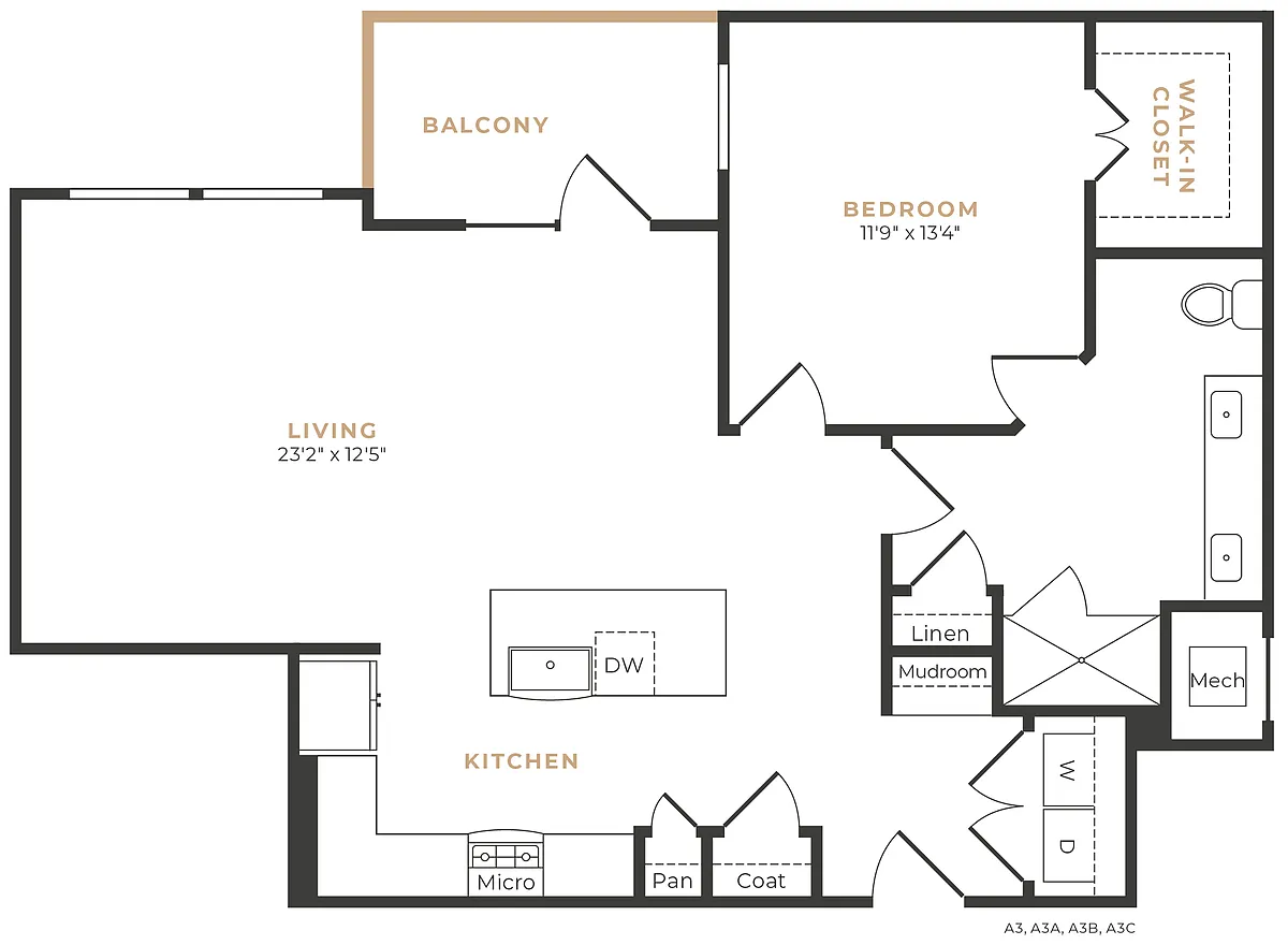 Floor plan A15