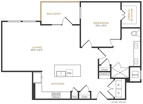 Floor plan A15