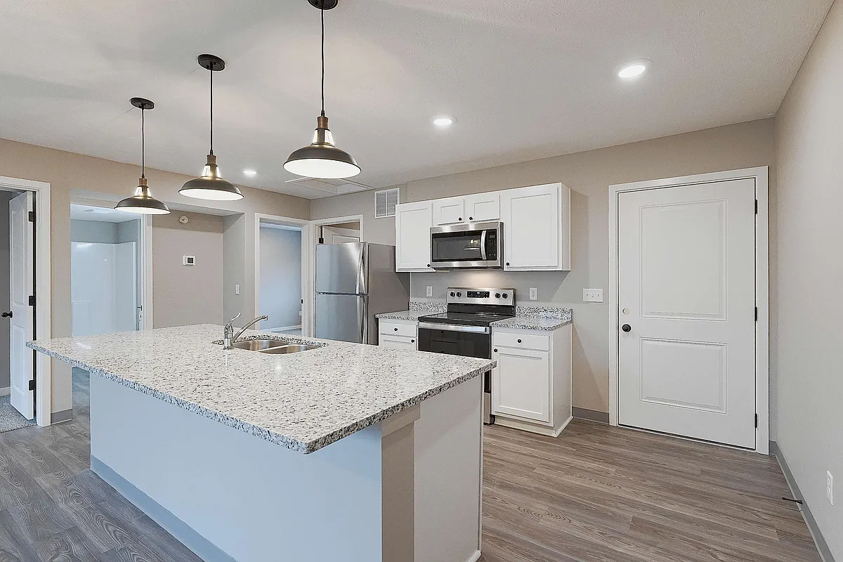 Floor plan 2 Bed, 1 Bath B