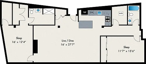 Floor plan B16 - 120