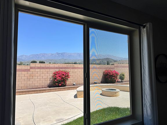 View from the dining room,looking out at the stunning views of the mountains