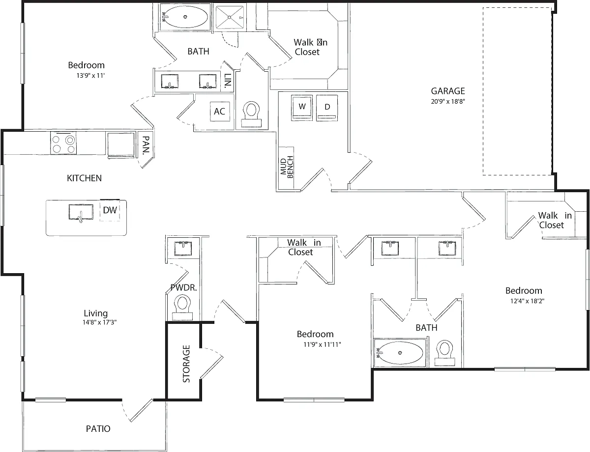Floor plan HS1C
