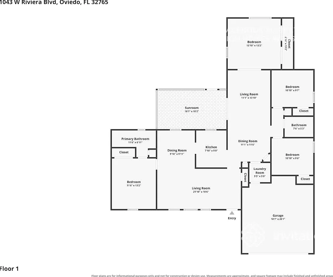 1043 W Riviera Blvd Oviedo, FL 32765 — Photo 2