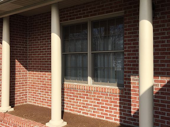 Columns on front porch