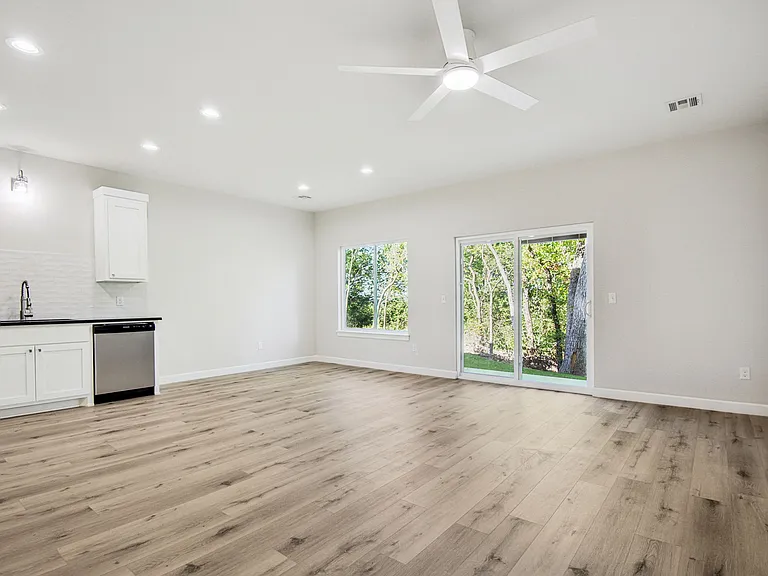 Open floor plan.