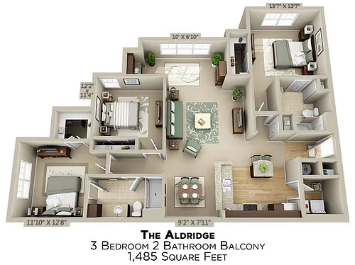 Floor plan Aldridge