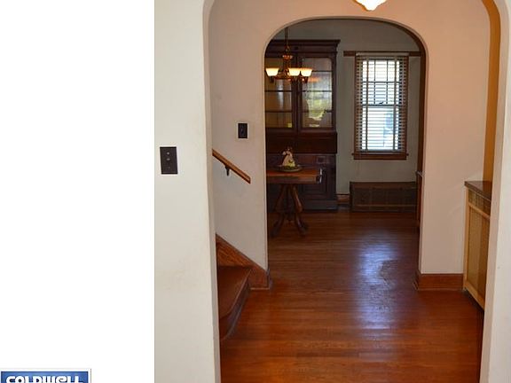 View from LR into foyer & DR