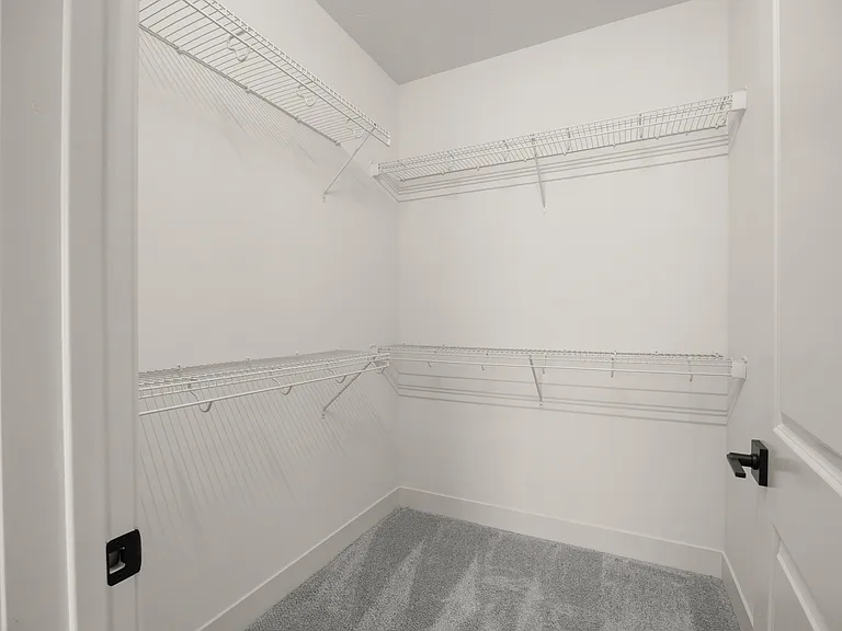 Second bedroom walk-in closet (2-bedroom floorplan)