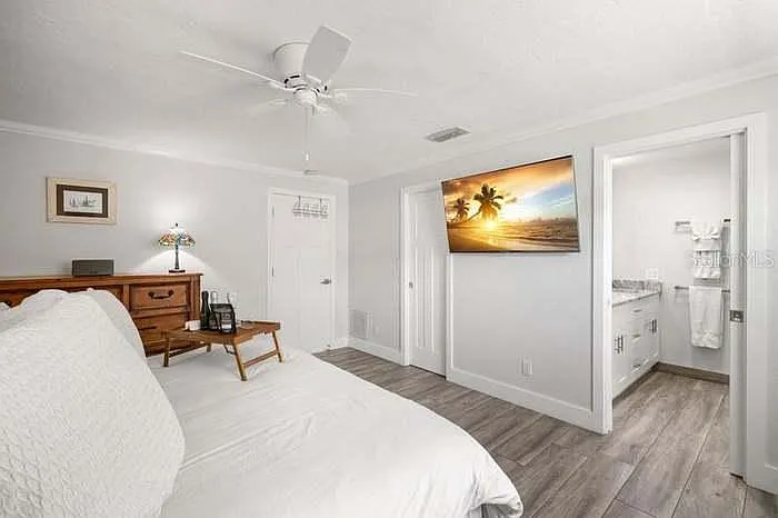 master bedroom with king bed