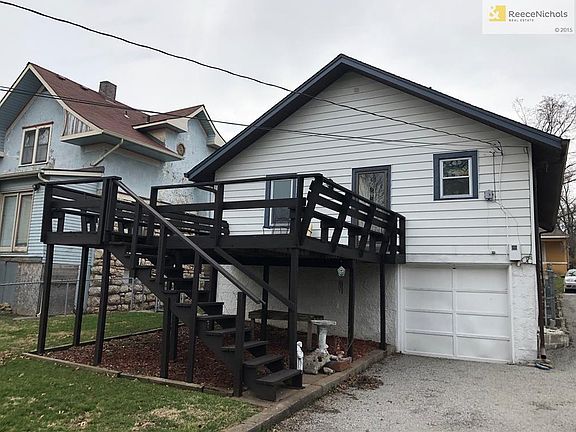 Spacious deck/ rear entry basement garage