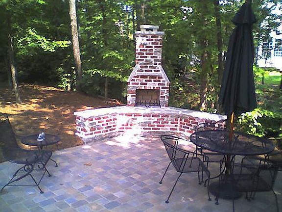 Great Outdoor Fireplace