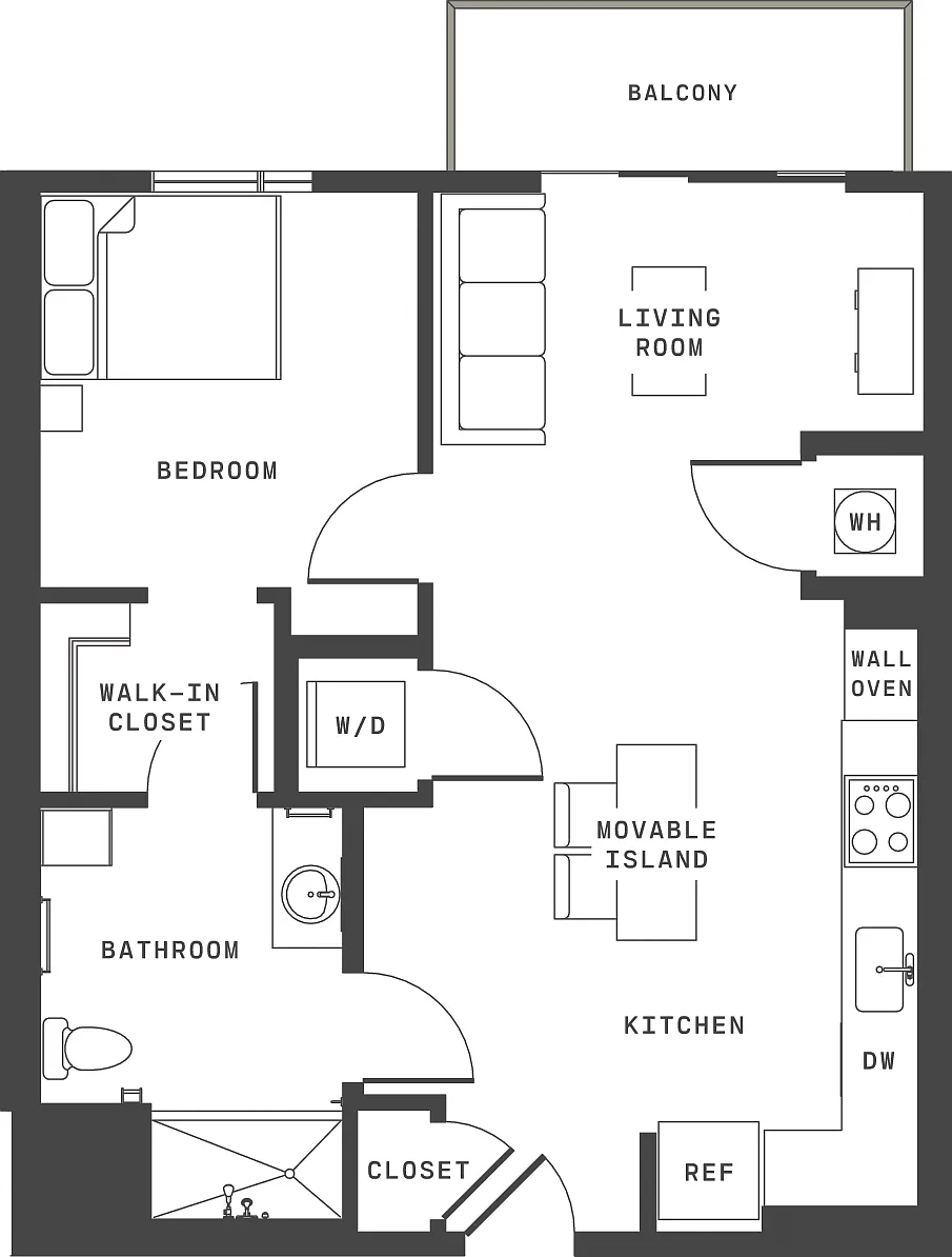 Floor plan A1-G2B