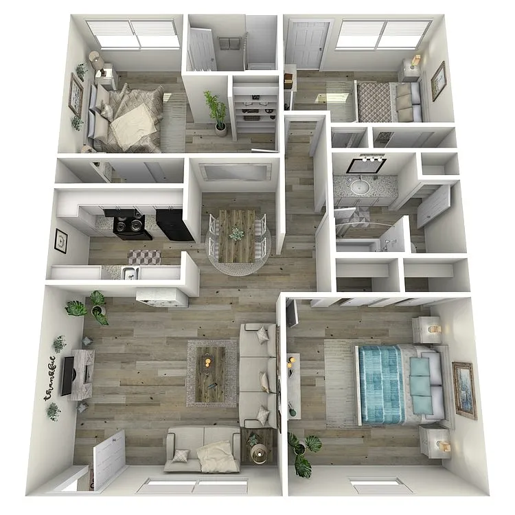 Floor plan 3 Bdrm