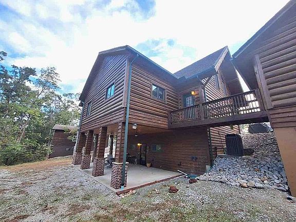 Covered patio in back.