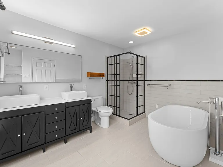 primary bathroom - stunning and updated