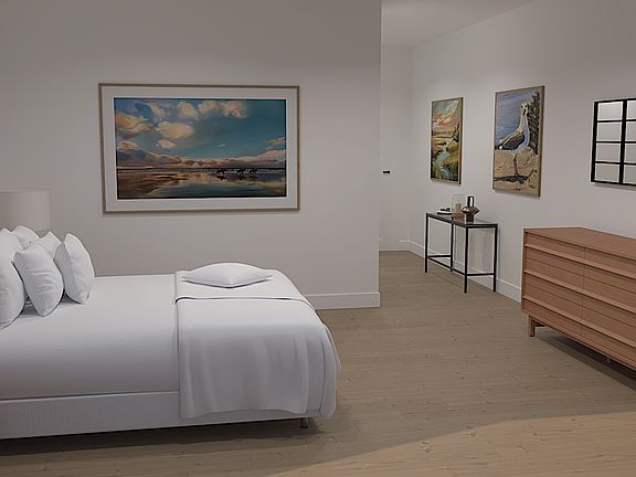 Rendered Primary Bedroom
