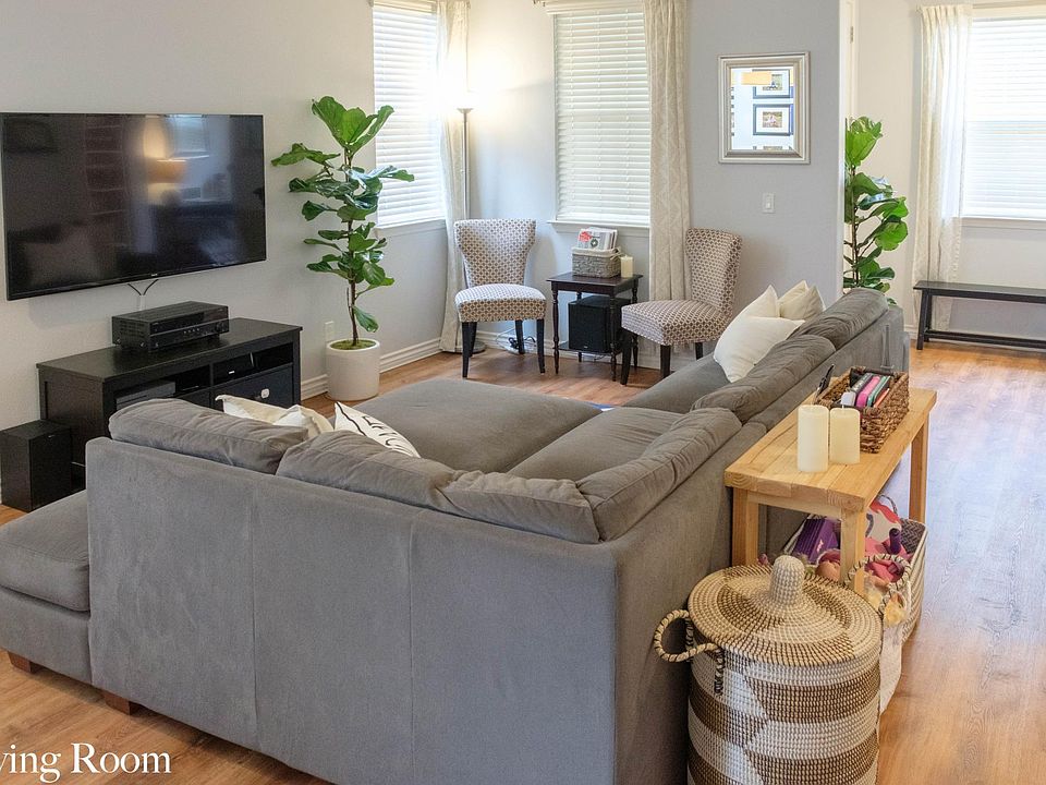 Spacious open concept living room
