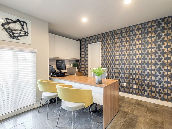 Leasing center, front desk area.