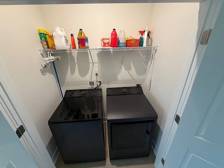 Washer and Dryer closet