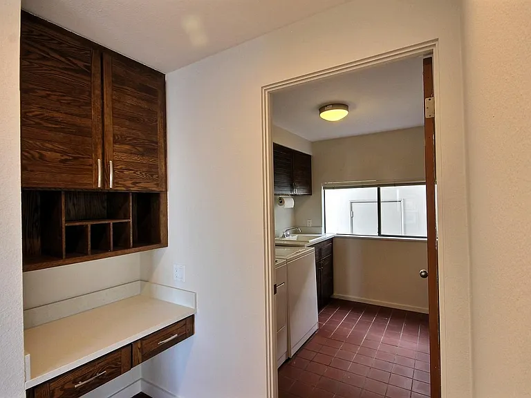 Laundry room and a small study to get things organized