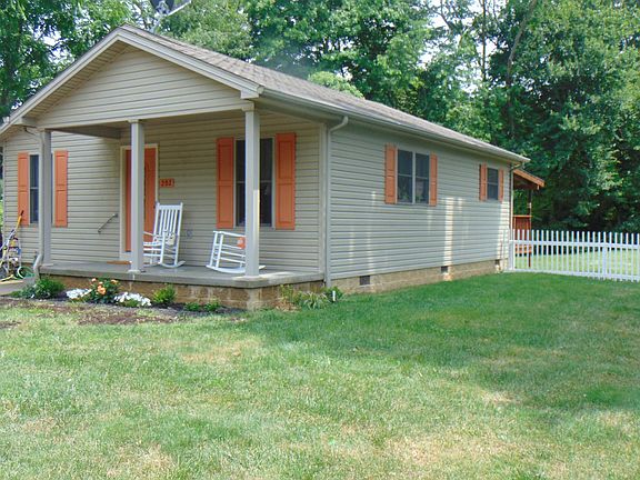 New picket fencing and stained deck