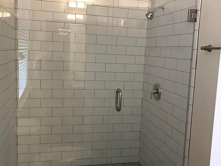 1st-floor shower