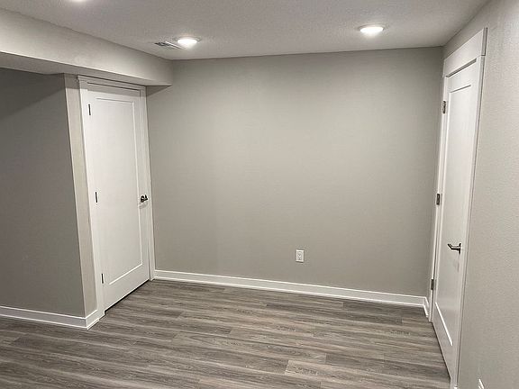 Storage under the stairs.