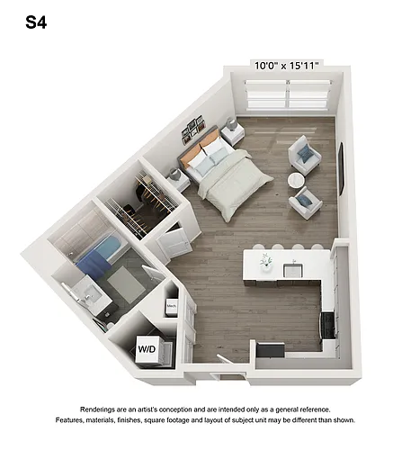 Floor plan Studio - S3