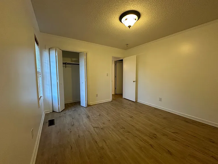 Bedroom on the backside of the home