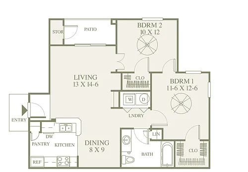Floor plan The Copano
