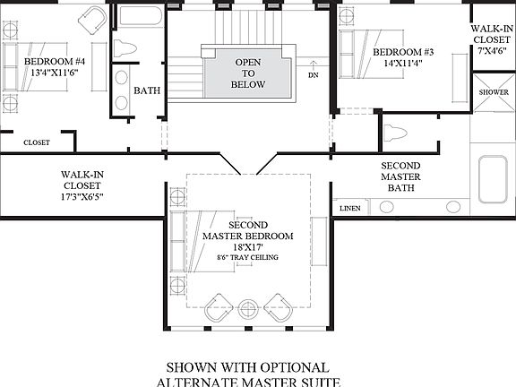 Optional Alternate Master Suite