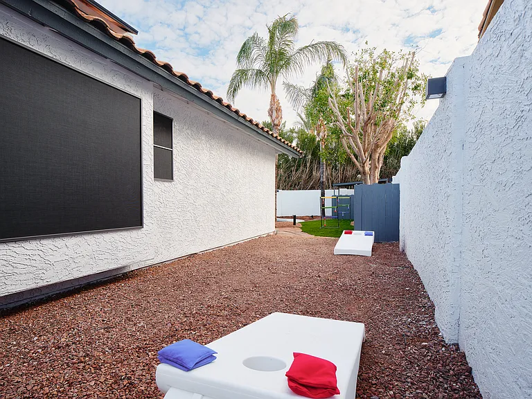Yard Games on RV Gate Side (cornhole)